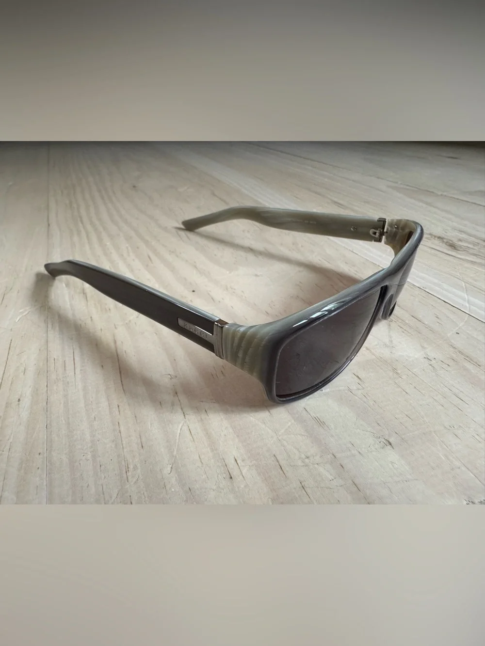 GUCCI GG1457/S 5U0 54mm Horn Sunglasses Made in Italy